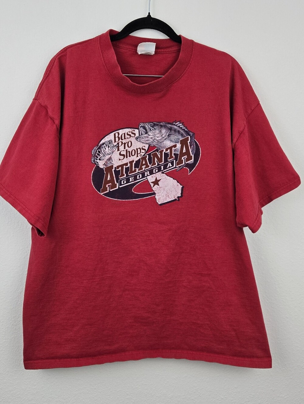 Red Bass Pro Shop Atlanta Georgia Tshirt